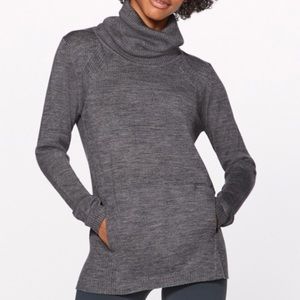 Lululemon turtleneck grey sweater